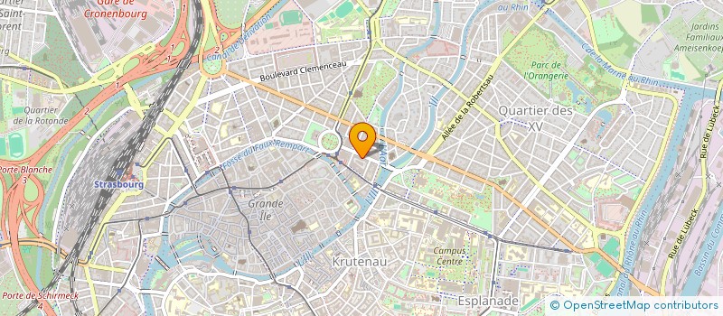 localisation de l'entreprise ASS GESTION MAISON HEBERGEMENT POSTE B R à STRASBOURG