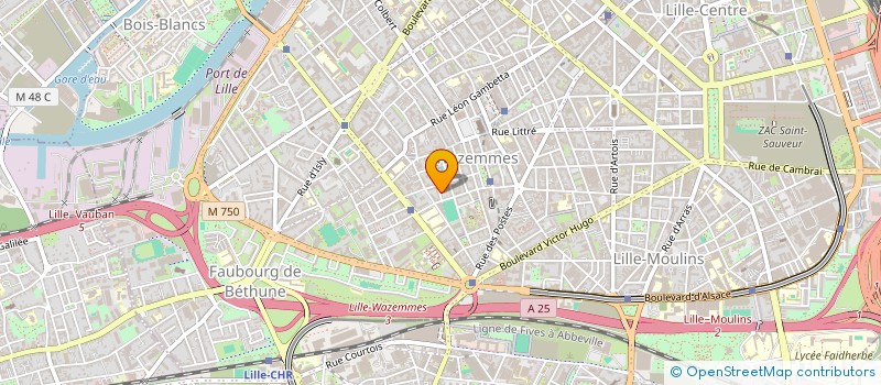 localisation de l'entreprise ASS GESTION MAISON QUARTIER WAZEMMES à LILLE