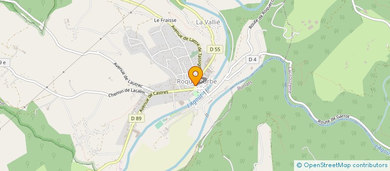localisation de l'entreprise ASS GESTION MAISON RETRAITE ROQUECOURBE à ROQUECOURBE
