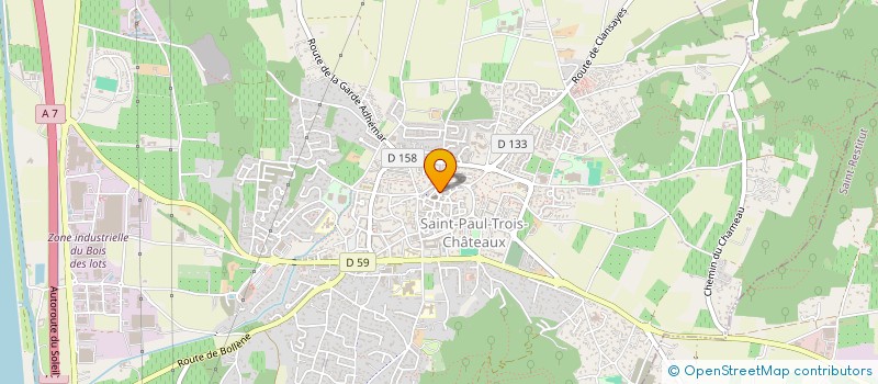 localisation de l'entreprise ASS.GESTION MAISON TRUFFE TRICASTIN  SAINT-PAUL-TROIS-CHATEAUX