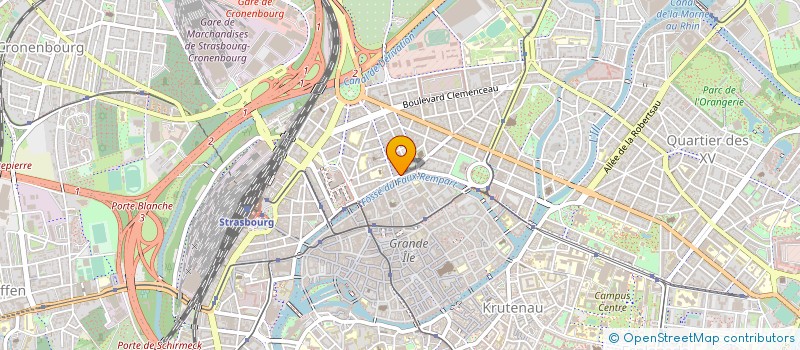 localisation de l'entreprise ASS GESTION MOYENS GROUPE FN DU CRA à STRASBOURG