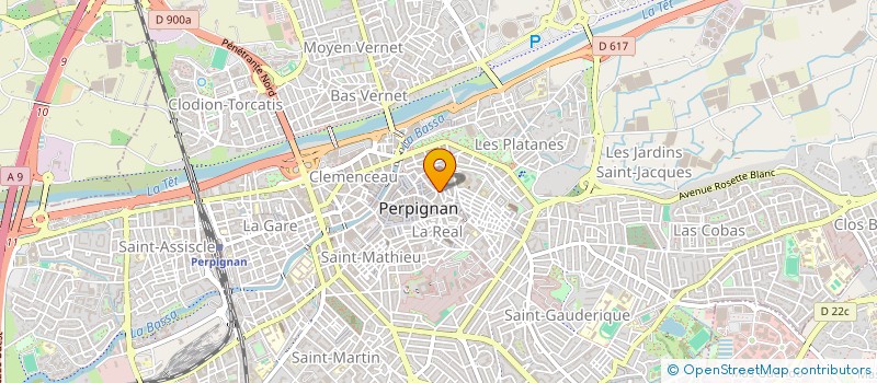 localisation de l'entreprise ASS GESTION PERSONNES AGEES  PERPIGNAN