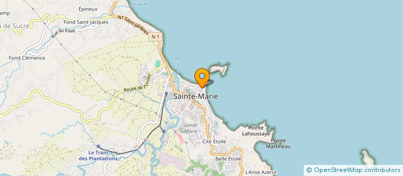 localisation de l'entreprise ASS GESTION PETITES UNITES D'INSERTION à SAINTE-MARIE