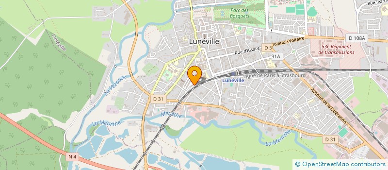 localisation de l'entreprise ASS GESTION PLAN LUNEVIL INSERT ECONOM à LUNEVILLE