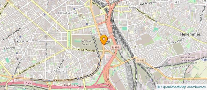 localisation de l'entreprise ASS GESTION RECI (RESSOURCES POUR EGALITE CHANCES INTEGRATION) à LILLE