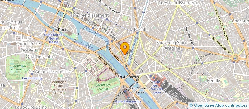 localisation de l'entreprise ASS GESTION RESEAU MESUR POLLUT ATMOSPH à PARIS