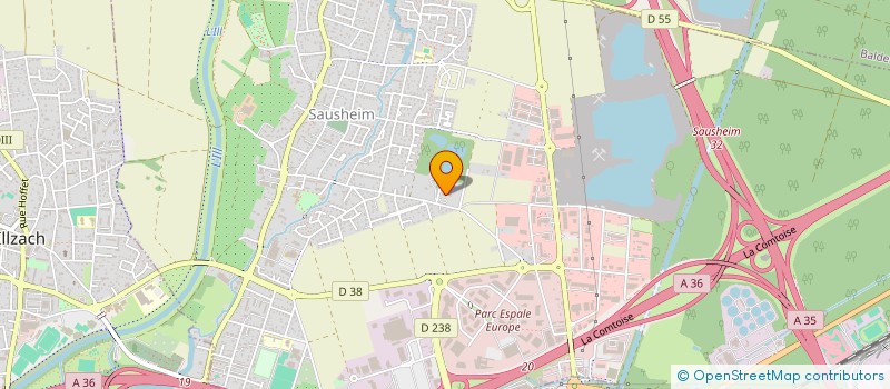 localisation de l'entreprise ASS GESTION RESIDEN LOGEM PERS AGEES  SAUSHEIM