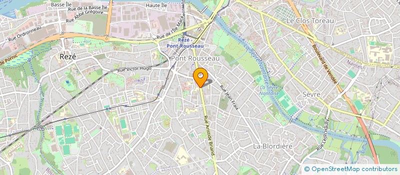 localisation de l'entreprise ASS GESTION REST DES ETS CATHOLIQUE à REZE