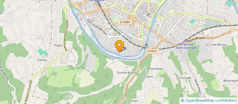 localisation de l'entreprise ASS GESTION REST INTER ADMIN PERIGUEUX à PERIGUEUX