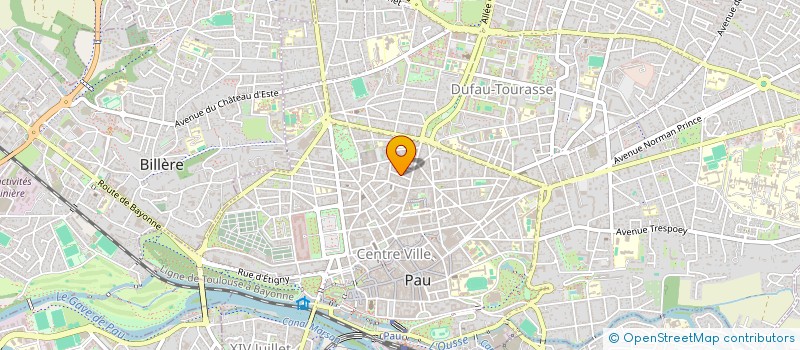 localisation de l'entreprise ASS GESTION REST INTER ADMINISTRATIF à PAU
