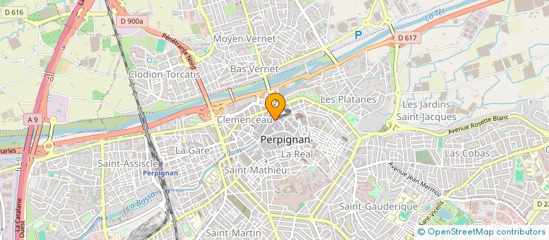 localisation de l'entreprise ASS GESTION REST INTERADM PERPIGNAN à PERPIGNAN