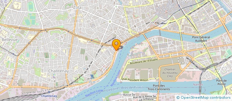localisation de l'entreprise ASS GESTION REST INTERENTREP PANSN à NANTES