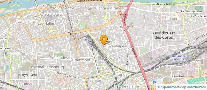 localisation de l'entreprise ASS GESTION RESTAU INTERADMINISTRATIF à TOURS