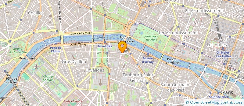 localisation de l'entreprise ASS GESTION RESTAUR ADMIN ASSEMBLEE NAT à PARIS