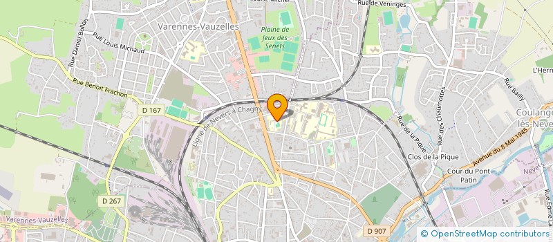 localisation de l'entreprise ASS GESTION RESTAUR ADMINIST NIVERNAIS à NEVERS