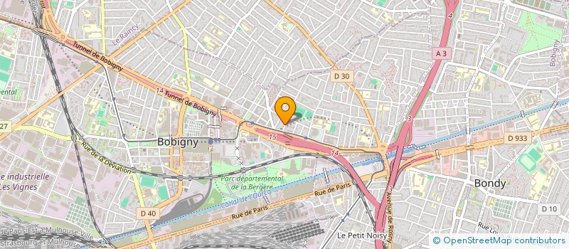 localisation de l'entreprise ASS GESTION RESTAUR ADMINIST PERSONNEL à BOBIGNY