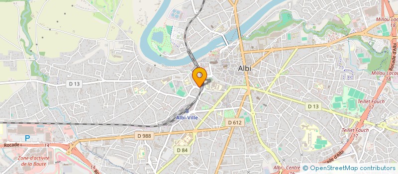 localisation de l'entreprise ASS GESTION RESTAUR INTERADMINISTRATIF à ALBI