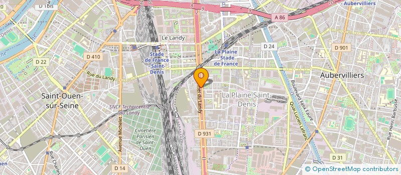 localisation de l'entreprise ASS GESTION RESTAURANT ADMIN DIRCOFI IDF à SAINT-DENIS