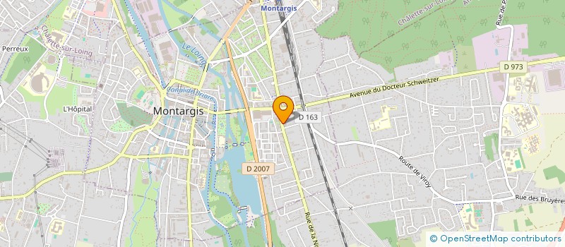 localisation de l'entreprise ASS GESTION RESTAURANT ADMINIS GATINAIS à MONTARGIS