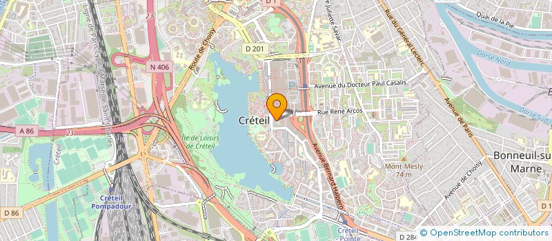 localisation de l'entreprise ASS GESTION RESTAURANT ADMINIS HOTEL FIN à CRETEIL
