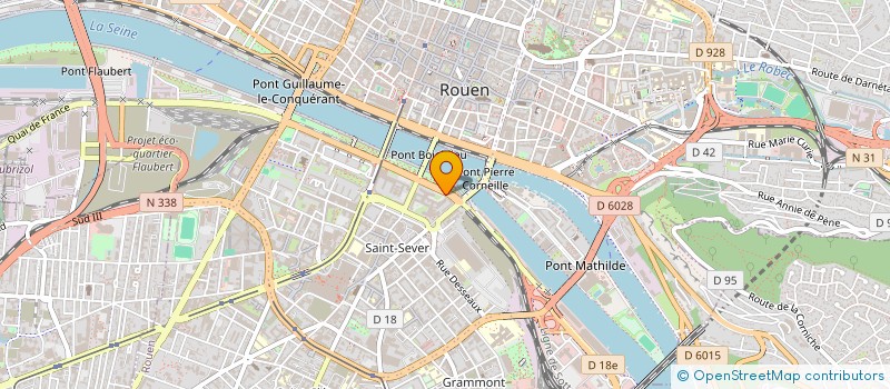 localisation de l'entreprise ASS GESTION RESTAURANT INTERAD  ROUEN