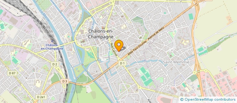 localisation de l'entreprise ASS GESTION RESTAURANT INTERADMINISTRAT à CHALONS-EN-CHAMPAGNE