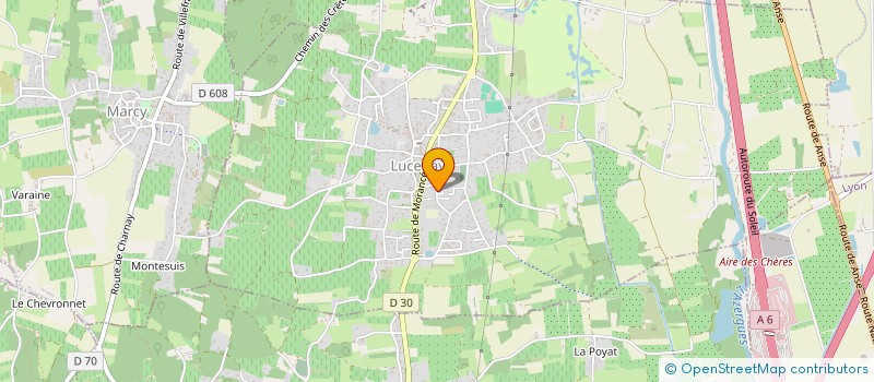 localisation de l'entreprise ASS GESTION RESTAURANT SCOLAIRE à LUCENAY