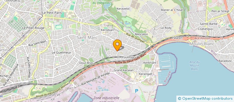localisation de l'entreprise ASS GESTION RESTAURANTS DCN SN ETS BREST à BREST