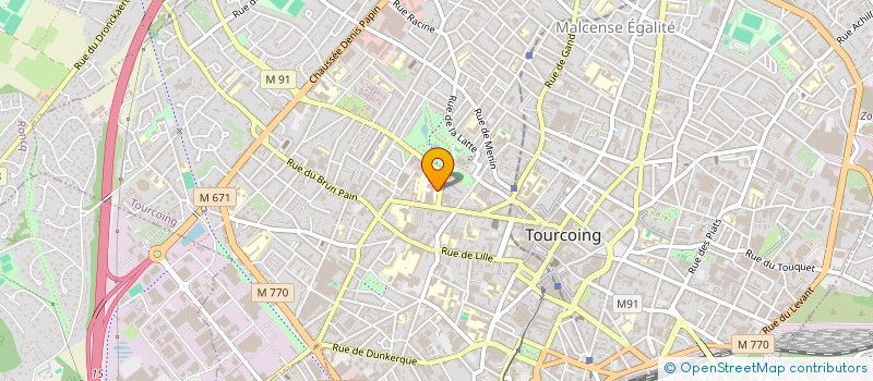 localisation de l'entreprise ASS GESTION RESTAUTANT ADMINISTR CAFETER à TOURCOING