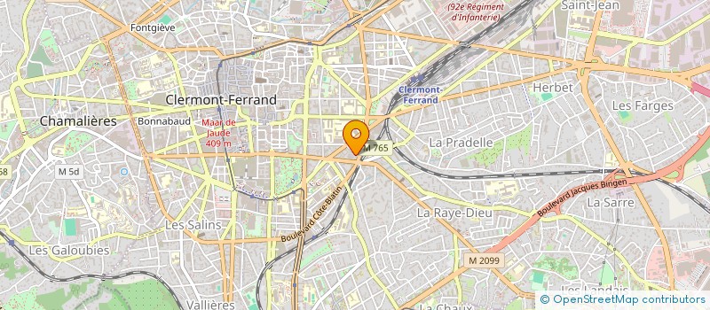 localisation de l'entreprise ASS GESTION RISQUES SOCIAUX à CLERMONT-FERRAND