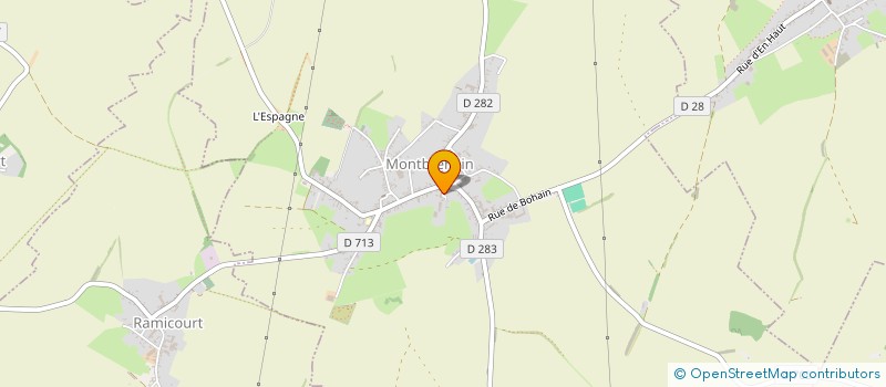 localisation de l'entreprise ASS GESTION SALLE POLYVA COMPLE SPORTIF  FONSOMME