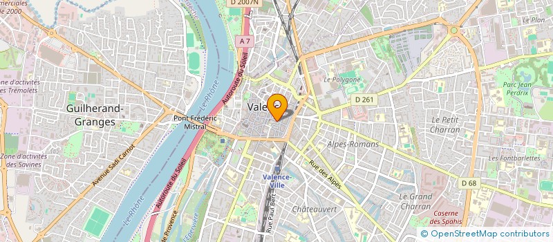 localisation de l'entreprise ASS GESTION SCES TPMR ET SOS DEPANNAGES à VALENCE
