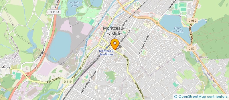 localisation de l'entreprise ASS GESTION SERVICE AIDE MENAGERE à MONTCEAU-LES-MINES