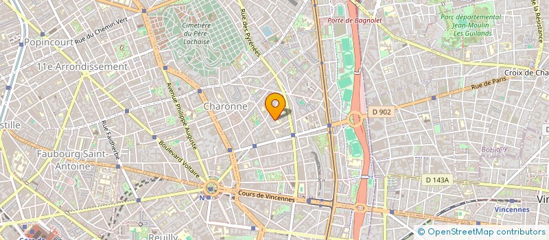 localisation de l'entreprise ASS GESTION ST JEAN DE BOSCO  PARIS