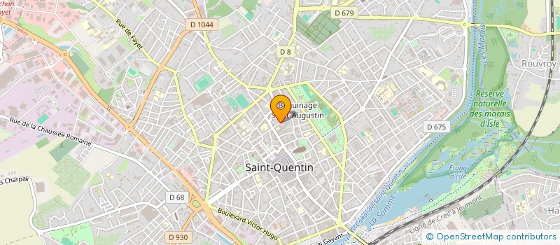 localisation de l'entreprise ASS GESTION ST VINCENT DE PAUL à SAINT-QUENTIN