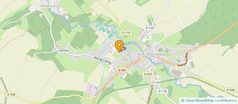 localisation de l'entreprise ASS GESTION VILLAGE BOUCLES DE L AUTHIE à AUXI-LE-CHATEAU