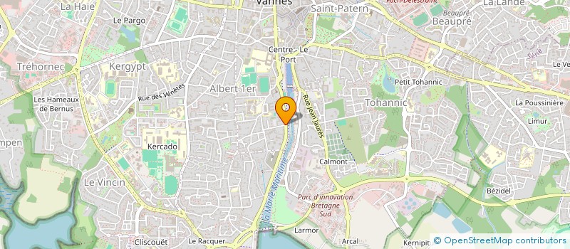 localisation de l'entreprise ASS GESTIONNAIRE DES LOCAUX GRETA-IUT à VANNES