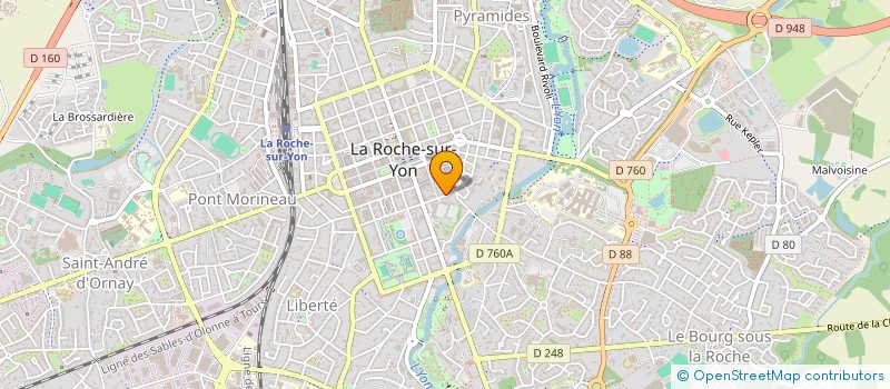 localisation de l'entreprise ASS GESTIONNAIRE RESTAURANT INTER ADMINI à LA ROCHE-SUR-YON