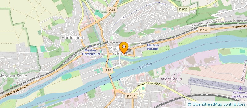 localisation de l'entreprise ASS GETAM à MEULAN-EN-YVELINES