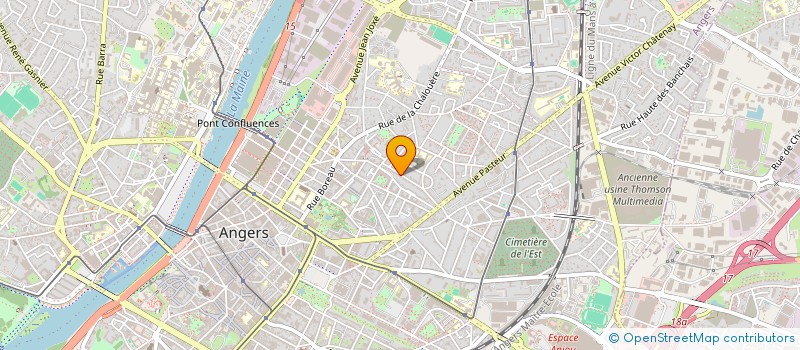 localisation de l'entreprise ASS GHILDE OENOPHILE LIGERIA à ANGERS