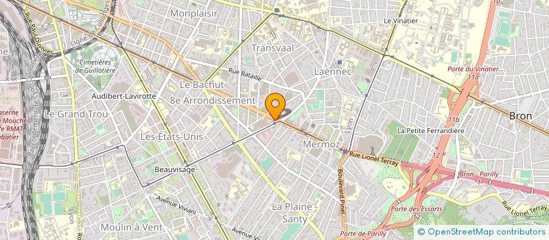 localisation de l'entreprise ASS GICRA  LYON