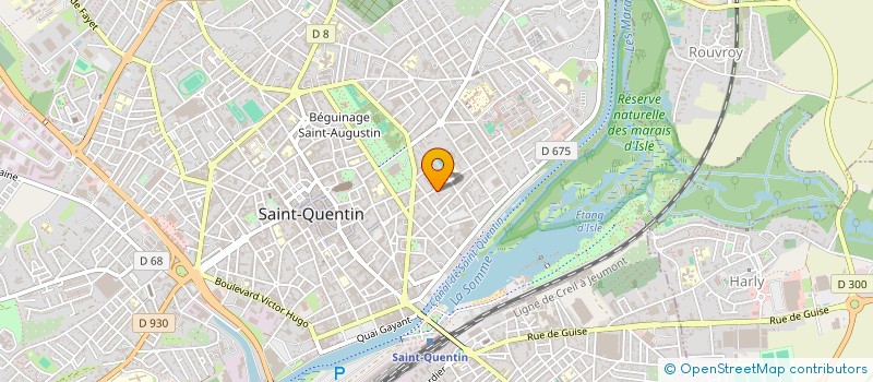 localisation de l'entreprise ASS GIE LUDO PRODUCTION à SAINT-QUENTIN