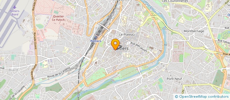 localisation de l'entreprise ASS GINGA NAGO DE POITIERS à POITIERS