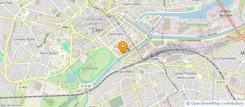 localisation de l'entreprise ASS GITES DE FRANCE DE NORMANDIE à CAEN