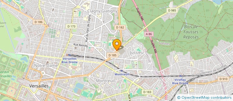 localisation de l'entreprise ASS GLE ETUDIANTS VERSAILLES ST QUE à VERSAILLES