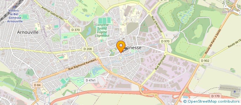 localisation de l'entreprise ASS GONESSE RENOUVEAU  GONESSE