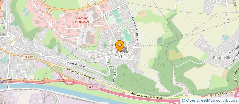 localisation de l'entreprise ASS GONFREVILLE INITIATIVE ECHANG SOLIDA à GONFREVILLE-L'ORCHER