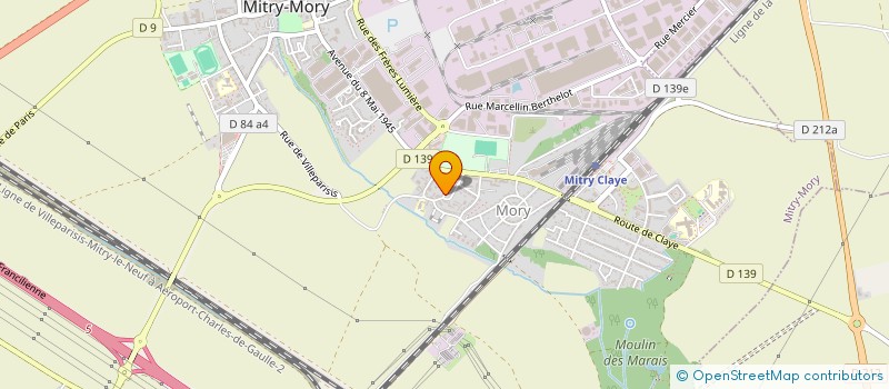 localisation de l'entreprise ASS GPT D'EMPLOYEURS DU CHAPITRE  MITRY-MORY