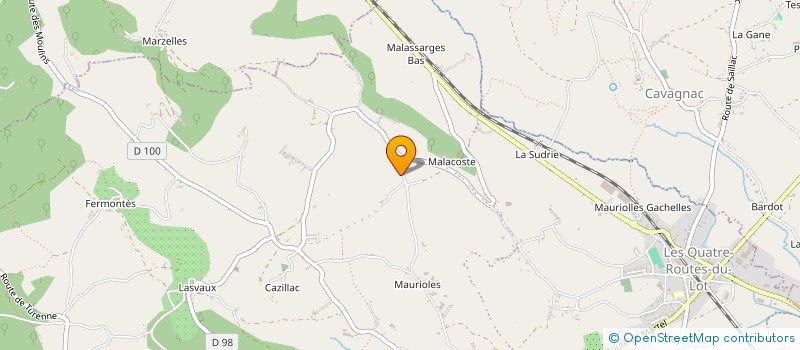 localisation de l'entreprise ASS GPT D EMPLOYEURS LES SEGALAS  BETAILLE