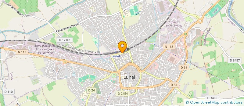 localisation de l'entreprise ASS GPT DES COMMER ARTIS INDUST DE LUNE à LUNEL